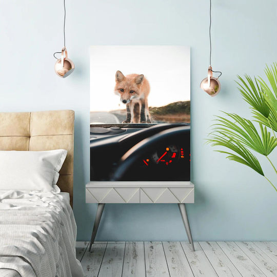 Fox On Car Dashboard Fox Στο Ταμπλό Αυτοκινήτου 1