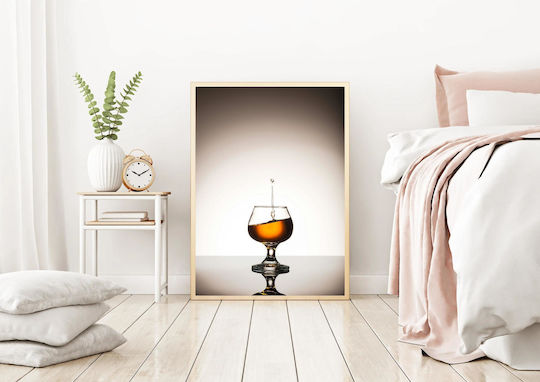 Glas Whiskey Splash Gemälde Whiskey Glas Splash 100x150