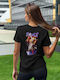 Sanji From T-shirt One Piece Μαύρο Βαμβακερό