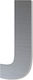 One Two Three Done Sign with Text in Silver Col...