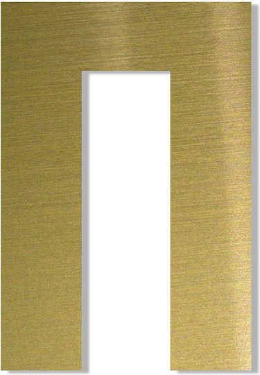 One Two Three Done Sign with Text in Gold Color 12cm 13319-120-Π-GO