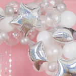 Silver Iridescent Balloon Arch Kit