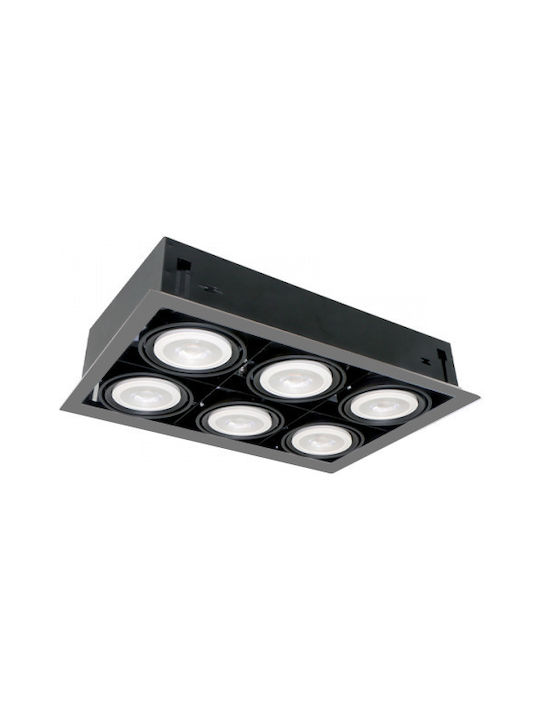 Elmark Recessed Spot with Integrated LED and Natural White Light Gray 1pcs