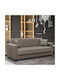 Galaxy Three-Seater Couch Bed with Storage Space Brown 210x78x78 cm E9938,2