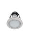 Elmark Glass Recessed Spot with Integrated LED and Natural White Light Silver 27x1cm. 1pcs