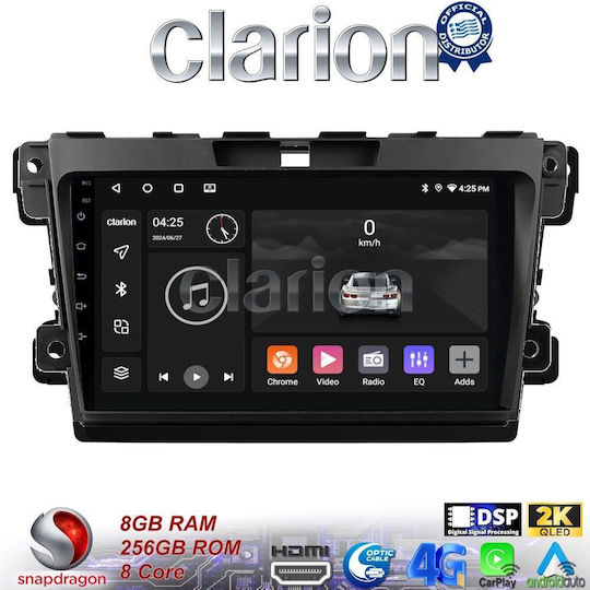 Clarion Car Audio System for Mazda CX-7 2006> (Bluetooth/USB/WiFi/GPS/Apple-Carplay/Android-Auto) with Touch Screen 9"
