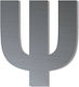 One Two Three Done Sign with Text in Silver Col...