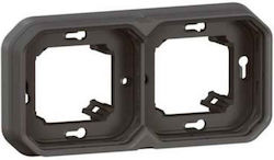 Legrand Plexo N Πλαίσιο Διακόπτη σε Γκρι Χρώμα 069607L