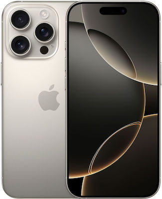 Apple iPhone 16 Pro 5G (8GB/256GB) Natural Titanium - Προπαραγγελία