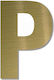 Letter "r" Gold Sticker 120mm Plastic Darvin On...