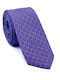 Legend Accessories Men's Tie Silk Printed in Purple Color
