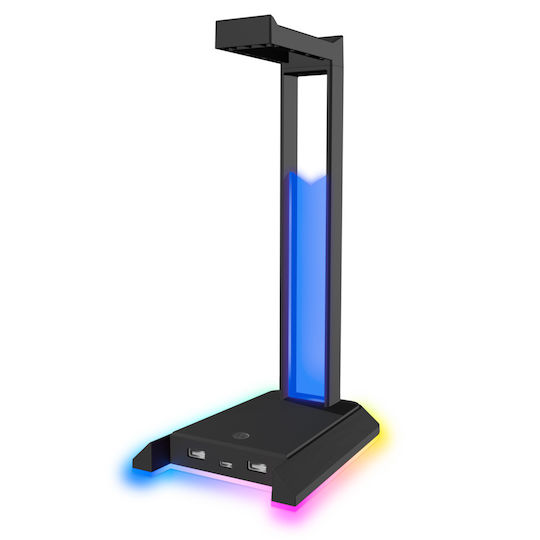 Speedlink Excello Nx Rgb Стойка за слушалки Usb 2.0 Хъб Черен