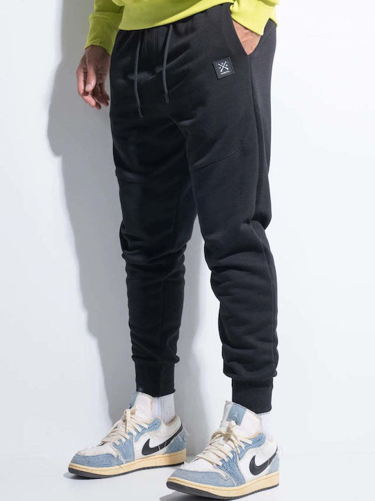 Sweatpants with Elastic Black