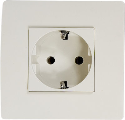 Elmark Power Socket Beige 1pcs