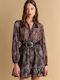 Mini Shirt Dress Multicolor
