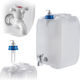 Recipient pentru apă Kadax, chiuvetă, rezervor, dozator de săpun lichid, 20l, robinet
