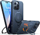 Torras Ostand Задна корица Силикон Черен (iPhon...