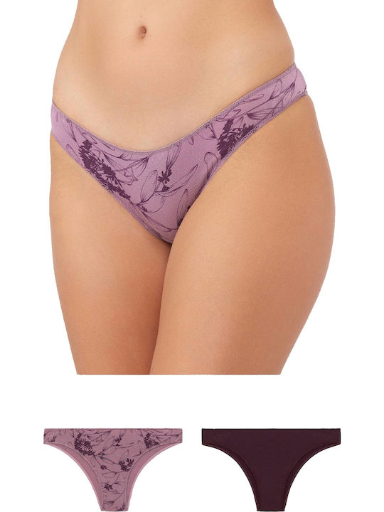 Minerva Fimelle Γυναικεία Brazil 2Pack Δαμασκην...