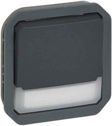 Legrand Plexo N Μπουτόν Κουδουνιού σε Γκρι Χρώμα 069814L