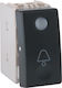Elmark Knopf Glocke in Schwarz Farbe 21510A