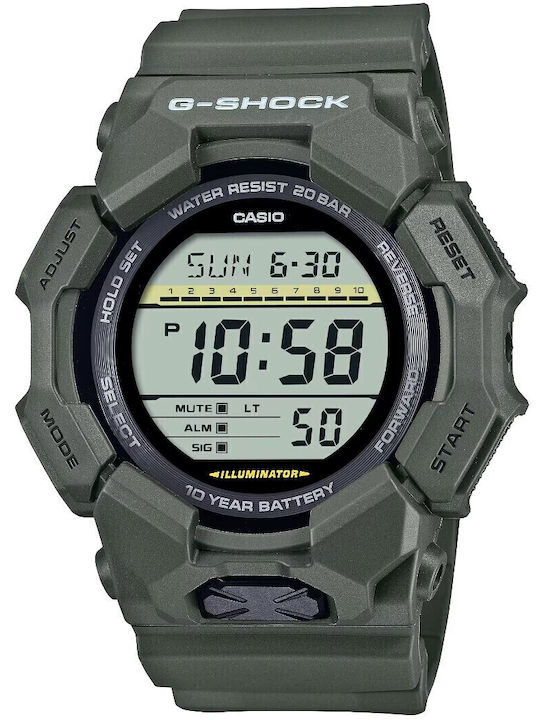 Casio G-shock Ρολόι Μπαταρίας με Καουτσούκ Λουράκι