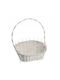 Kadax White Small Wicker Gift Basket