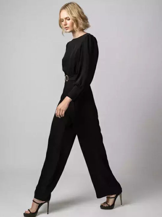 Women's Long-sleeved One-piece Suit Black