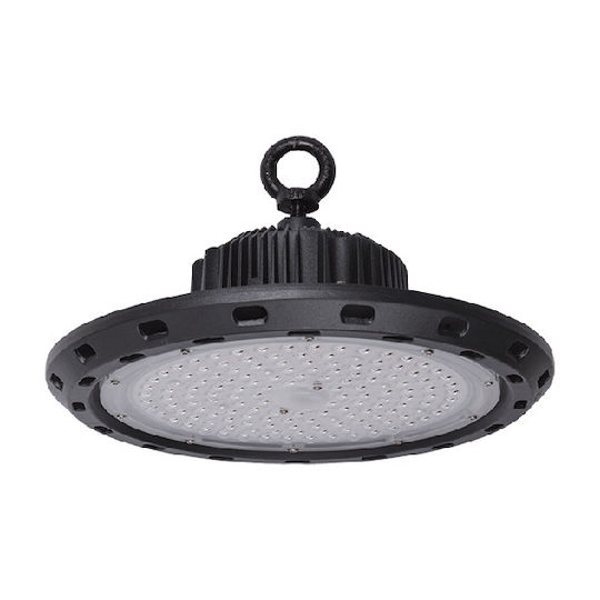 Elmark Φωτιστικό Καμπάνα 100W Ψυχρό Λευκό 13000lm με Ενσωματωμένο LED Μαύρο