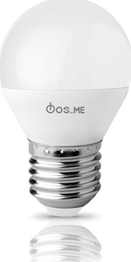Fos me Λάμπα LED για Ντουί E27 και Σχήμα G45 Ψυχρό Λευκό 560lm
