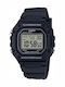 Casio Ψηφιακό Ανδρικό Ρολόι Μπαταρίας με Μαύρο Καουτσούκ Λουράκι