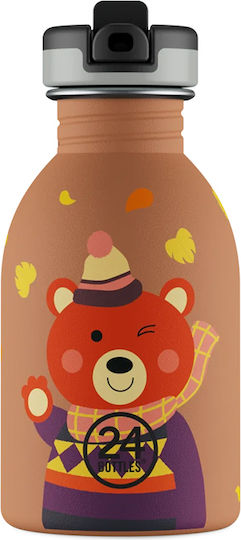 24bottles Urban Bottle Kinder Süßer Bär 250ml
