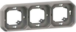 Legrand Plexo N Schalterrahmen in Gray Farbe 06...