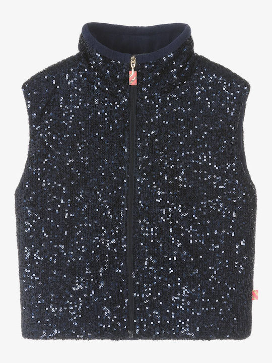 Kids' Casual Jacket Sleeveless Blue