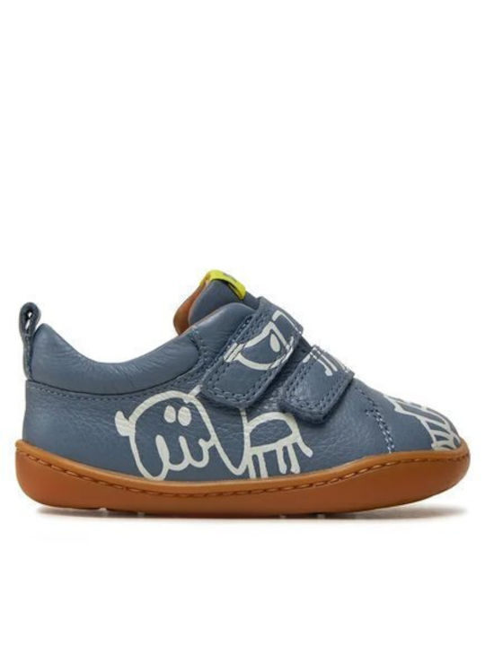 Twins Kids Sneakers with Scratch Blue