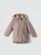 Kids Casual Jacket with Hood Dirty Mauve