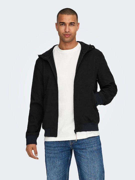 Winter Jacket Bomber Black