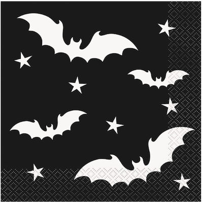 Halloween Bat Dinner Napkins 16 pcs