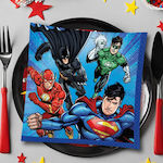 Justice League Dessertservietten 16 Stk