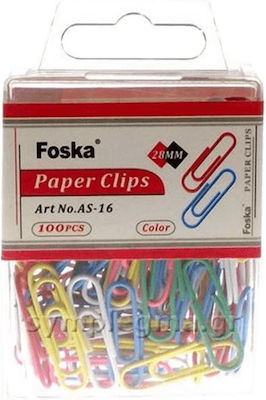 Foska Set of 100pcs Paper Clips