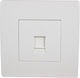Elmark Complete Single Telephone Socket White 38350
