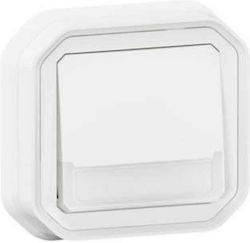 Legrand Plexo N Копче за камбанка с рамка в Бял цвят 069825L