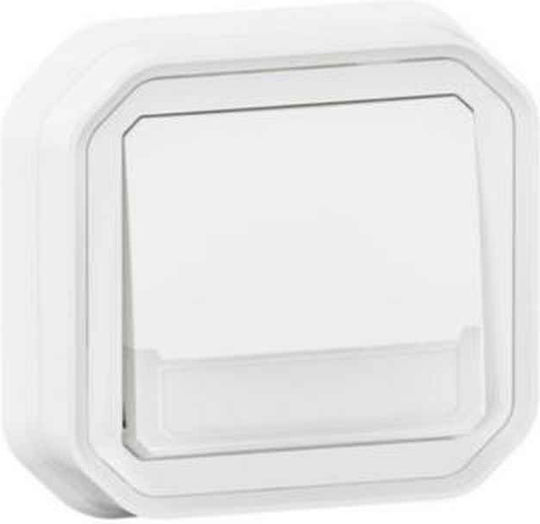 Legrand Plexo N Buton Clopoțel cu Cadru în culoarea Alb 069825L