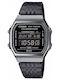 Casio Ceas Digital Pentru Bărbați Cronograf Cu Baterie Și Brățară Din Metal Neagră