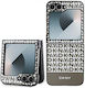 Guess Pattern Bottom Stripe Back Cover Δερματίνης / Δερμάτινο Καφέ (Galaxy Z Flip6 / Z Flip7 FE)
