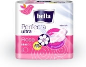 Bella Perfecta Ultra Rose Sanitary Pads 10 Count Premium Comfort & Protection