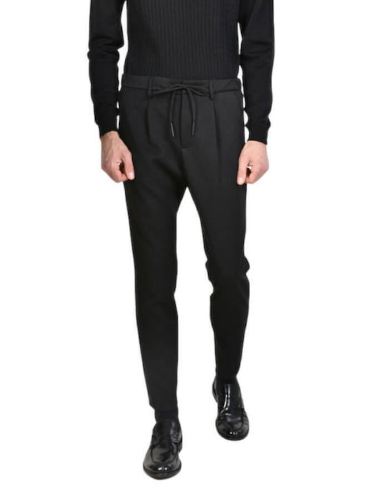 Pantaloni Chino Elastic Black