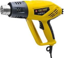 Crownman Πιστόλι Θερμού Αέρα 2000W με Ρύθμιση έως 650°C