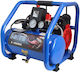 Satra Single-Phase Air Compressors 83dB with Power 1.5hp and Airtank 6lt S-20280