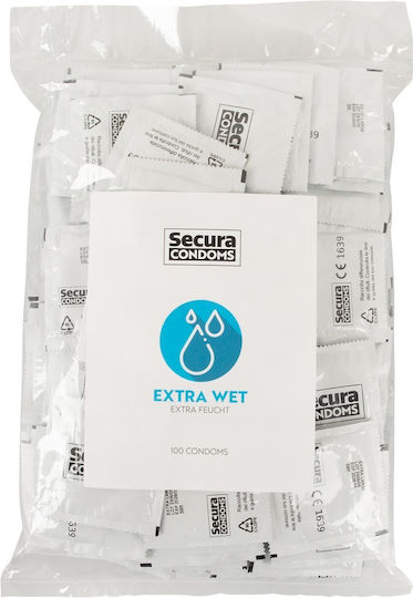 Secura Extra Wet Condoms 100pcs