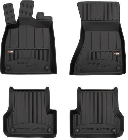 Frogum Set of Front and Rear Mats 4pcs for Audi A6 / Allroad 2011-2018 Black
